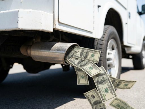 money from exhaust pipe